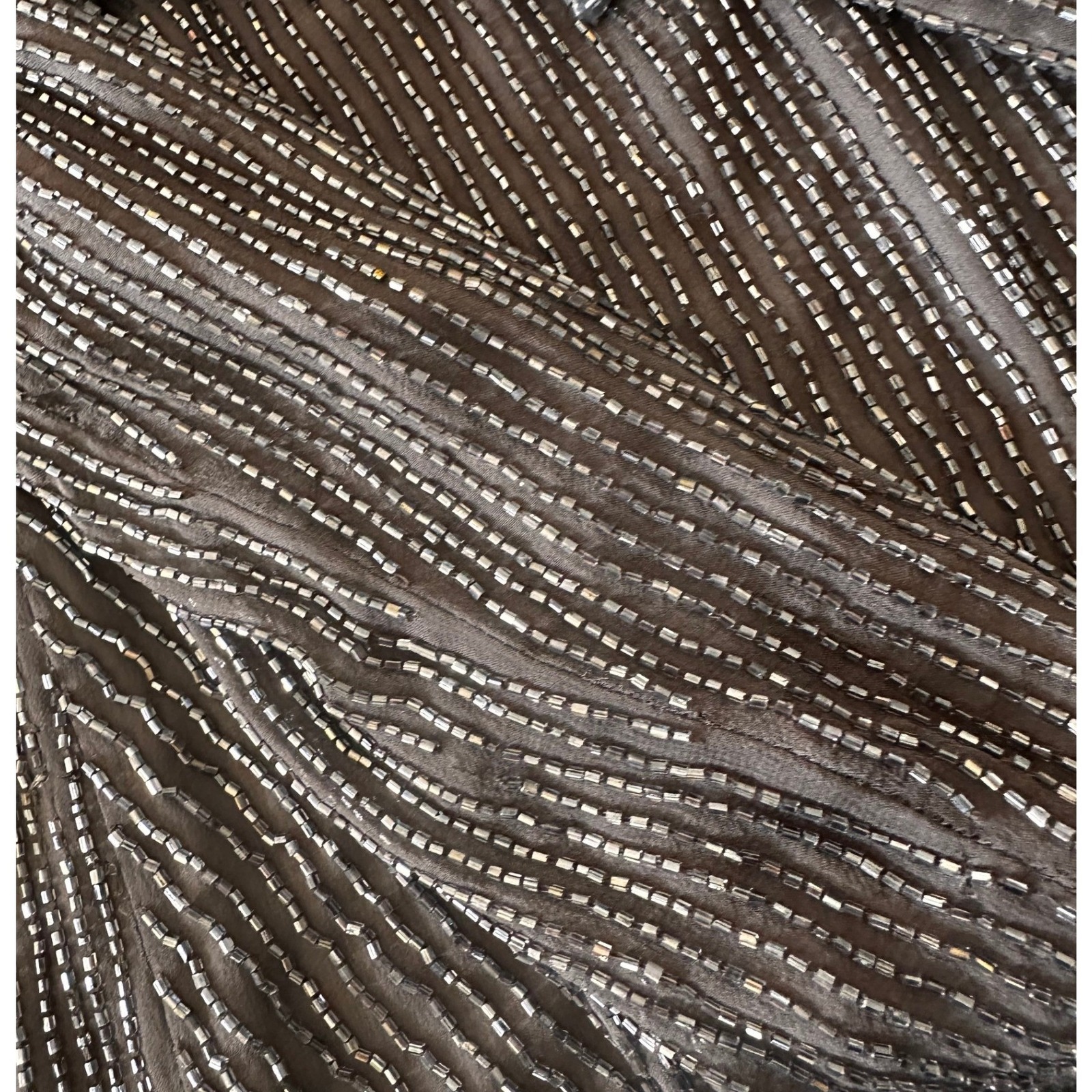 Parker Nwt Embellished Sequin Beaded Sheath Dress Silver Black Xs — image 8 of 8
